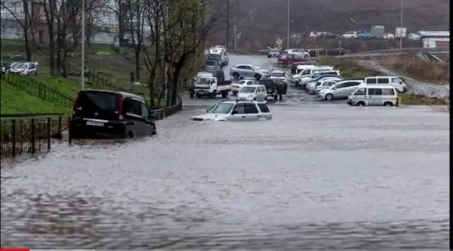 Cу тасқыны кезіндегі қауіпті автокөлік және темір жолдары   