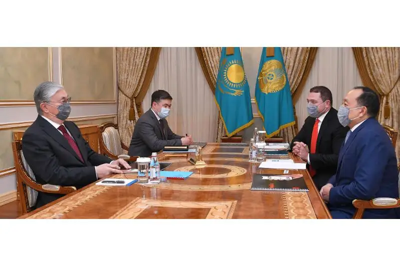 Тоқаев Kaspi.kz компаниясының негізін қалаушыларды қабылдады