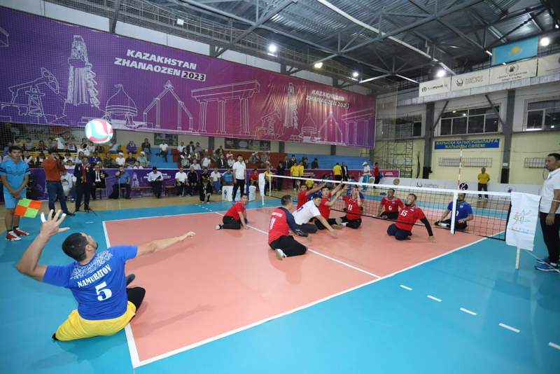 Жаңаөзенде параволейболдан республикалық чемпионат өтті