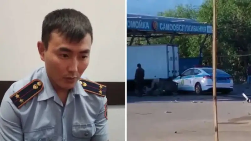 Алматыда қызметтік көлігімен әйелді қағып өлтірген полицей жазаға тартылды