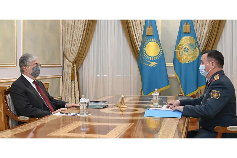 Президент Қорғаныс министрі Мұрат Бектановты қабылдады  