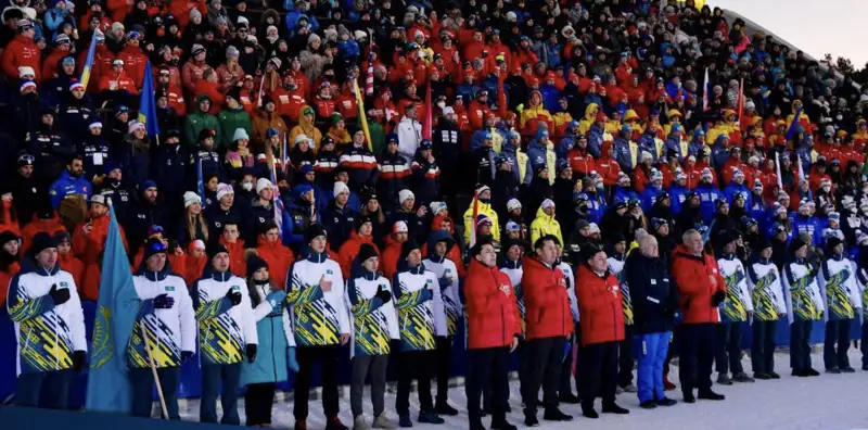 Щучинск қаласында биатлоннан әлем чемпионатының ашылу салтанаты өтті