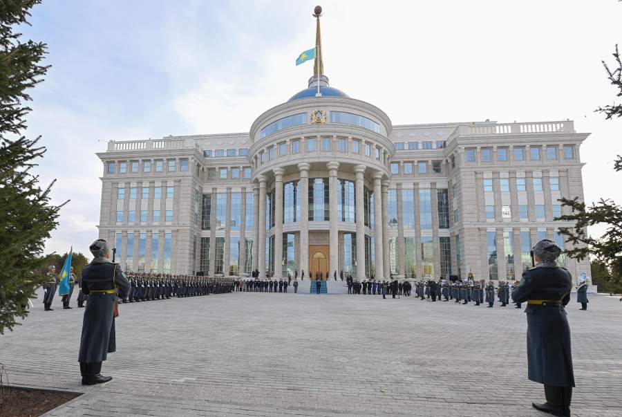 Тоқаев ту көтеру рәсіміне қатысты