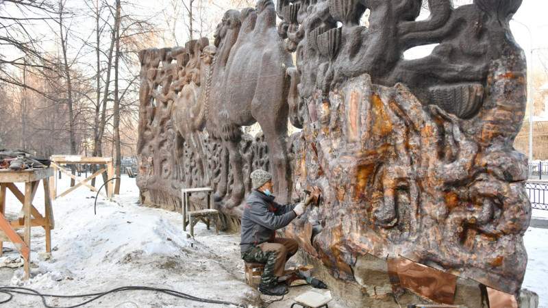 «Түйелер» панносы қалпына келтіріліп жатыр