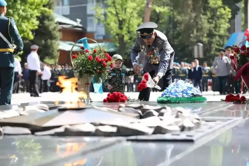 Алматыдағы панфиловшылар саябағында мерекелік шара өтті