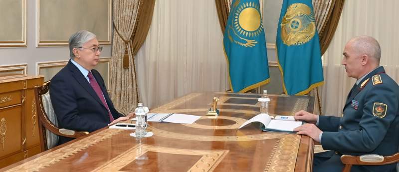 Тоқаев Қорғаныс министрін қабылдады