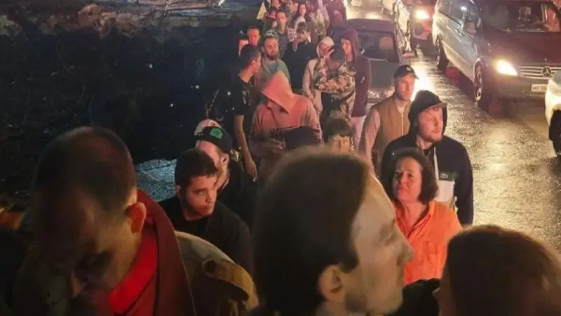 Ресей мен Қазақстанның шекарасындағы кептелістің видеосы тарады