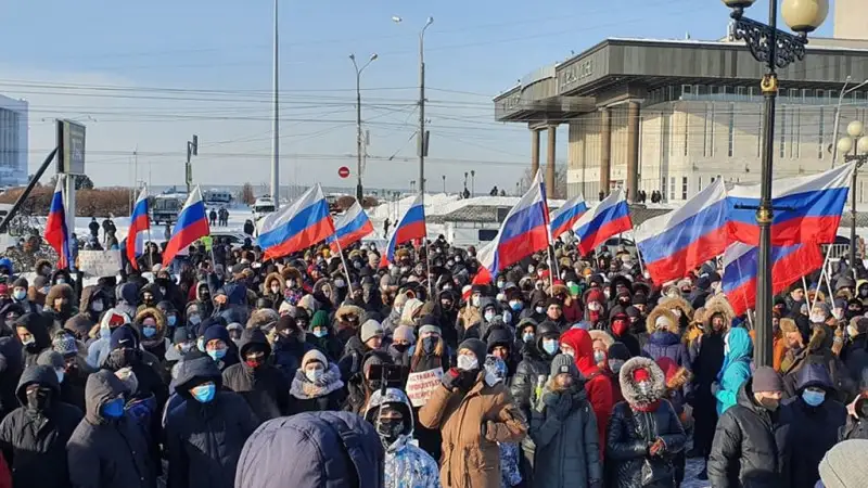 Ресейде митинг өтіп жатыр