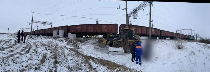 Пойыз апатынан жүк көлігінің жүргізушісі қайтыс болды