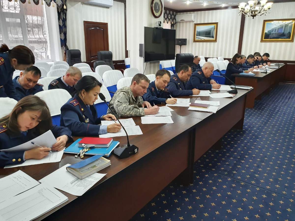 Полиция басшылары тестілеуден өтіп жатыр