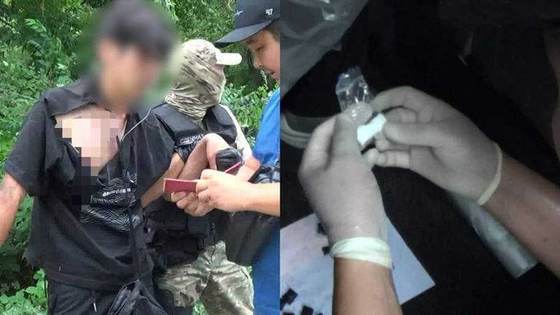 Өскеменде есірткі қойып кетумен айналысқан 19 жастағы жігіт ұсталды