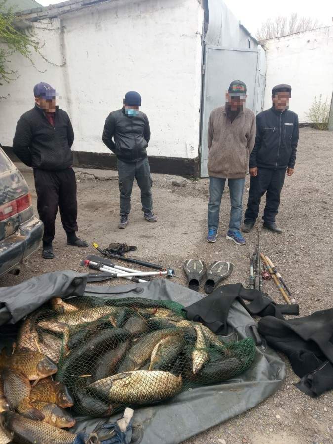 Карантин кезінде балық аулағандар ұсталды