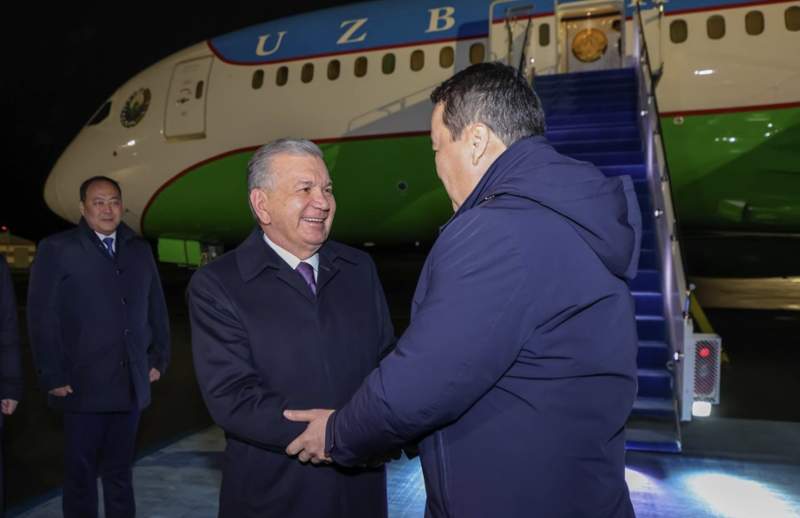 Астанаға Өзбекстан Президенті Шавкат Мирзиёев келді