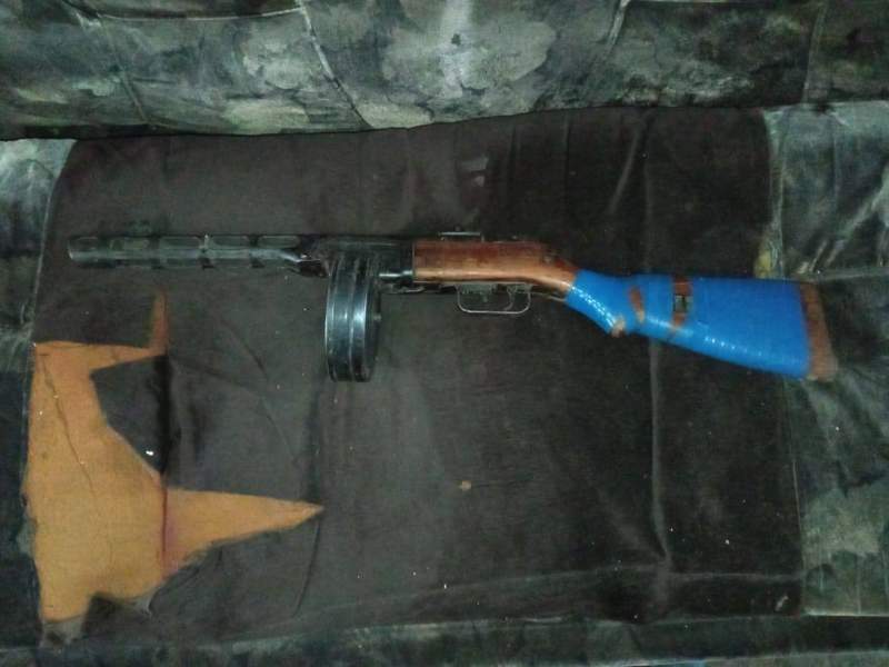 Щучинск қаласының тұрғынынан Екінші дүниежүзілік соғыс кезіндегі пулемет-тапаншасы табылды