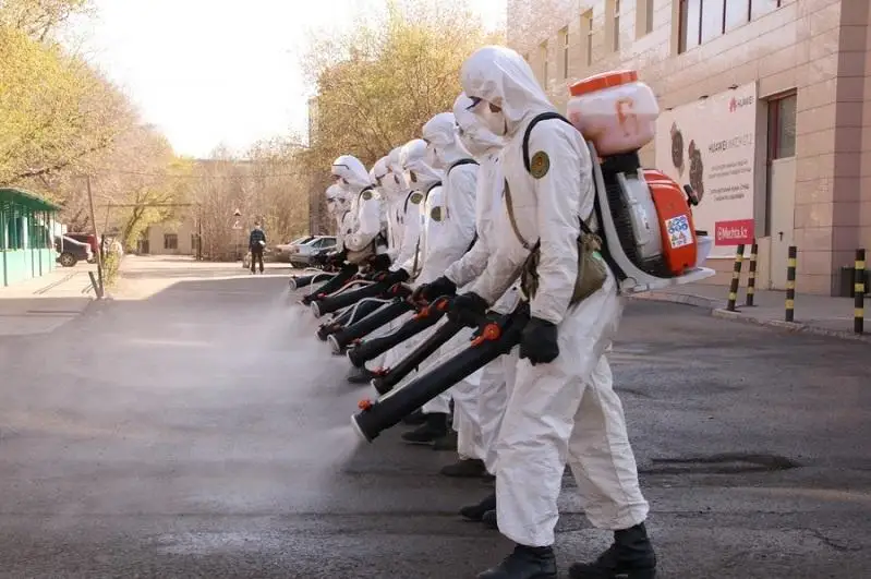 Алматыда жаппай дезинфекция жасалады