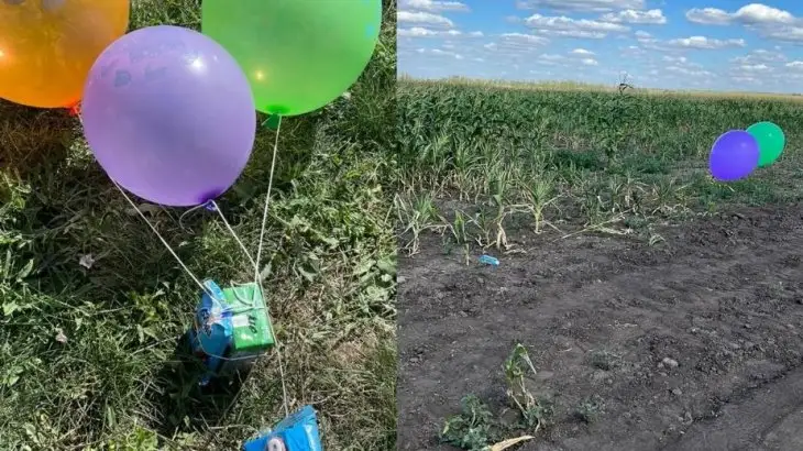 5 жасар Мадинаны іздеу жұмыстарында түрлі-түсті шарлар пайдаланылып жатыр