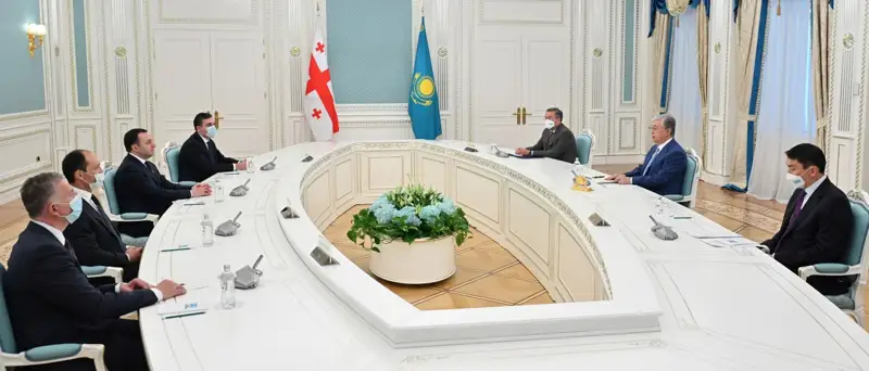Тоқаев Грузияның Премьер-министрін қабылдады 