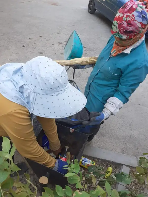 Аулалар қоқыстан тазартылды