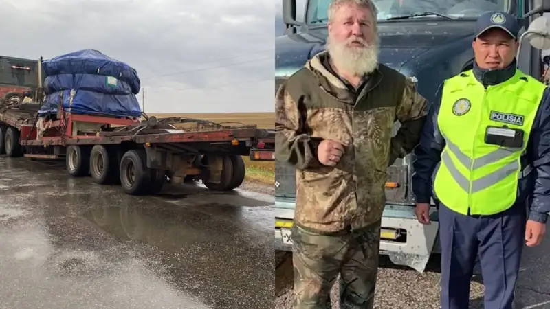 СҚО-да полицейлер өрттен зардап шеккендерді жедел түрде ауруханаға жеткізді 