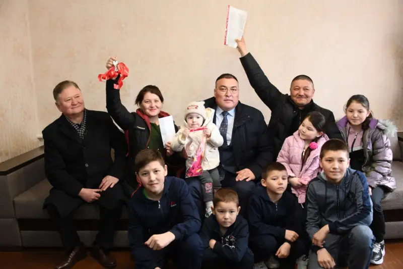 7 балалы отбасы үйлі болды 