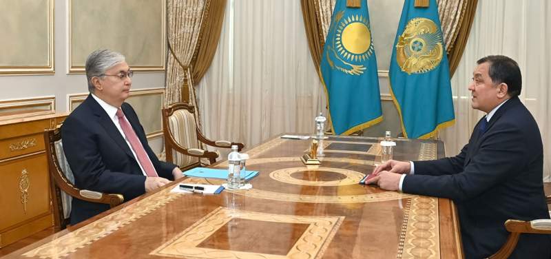 Тоқаев Маңғыстау облысының әкімі Нұрлан Ноғаевты қабылдады