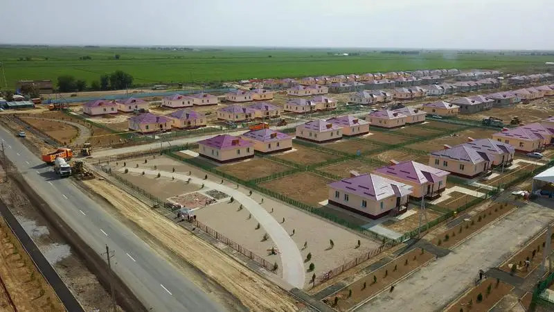 Мақтаарал ауданында 115 үй салынды