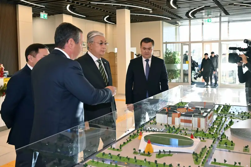 Президент Астанадағы үстел теннисі орталығына барды