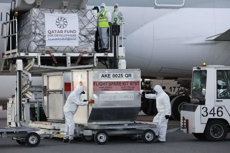 Катар Қазақстанға 9 тонна гуманитарлық көмек жіберді