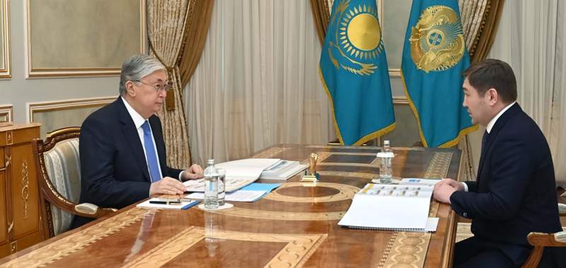 Президент Шымкент қаласының әкімі Мұрат Әйтеновті қабылдады   