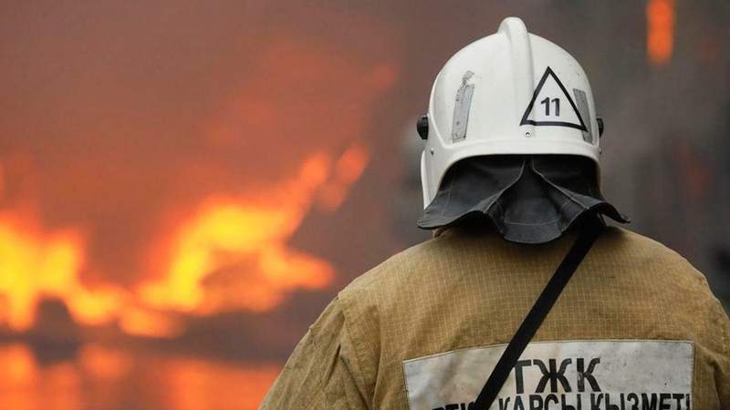 Іле-Балқаш резерватындағы өрт сөндірілді