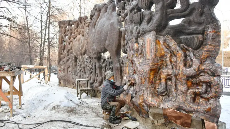 «Түйелер» панносы қалпына келтіріліп жатыр