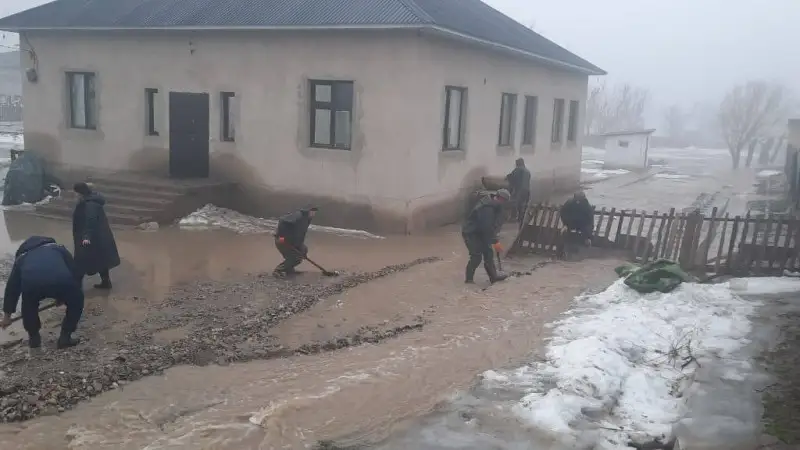 Түркістан облысында бірнеше ауданды су басты