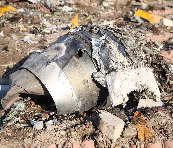 Зымыранның украиналық лайнерді құлатқан сәті (видео)