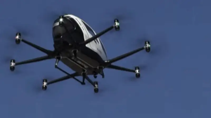 Сеулде ұшатын таксилер сынақтан өтті (видео)