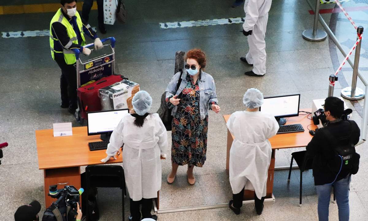 Шетелден ұшып келген 106 жолаушы карантинге жатқызылды 