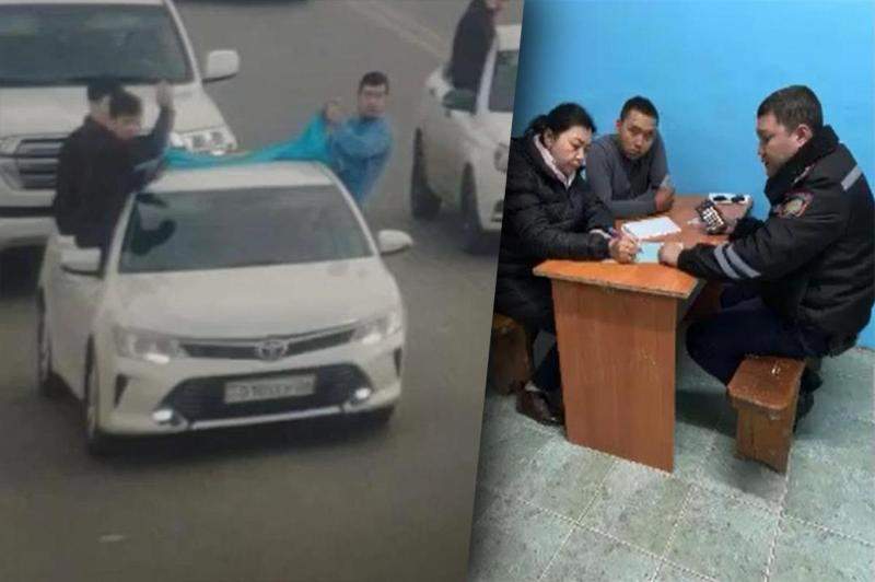 Көліктен денесін шығарғандарға айыппұл салынды