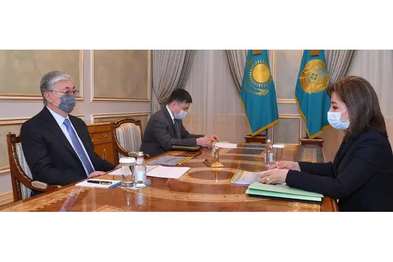 Мемлекет басшысы Мәдина Әбілқасымованы қабылдады