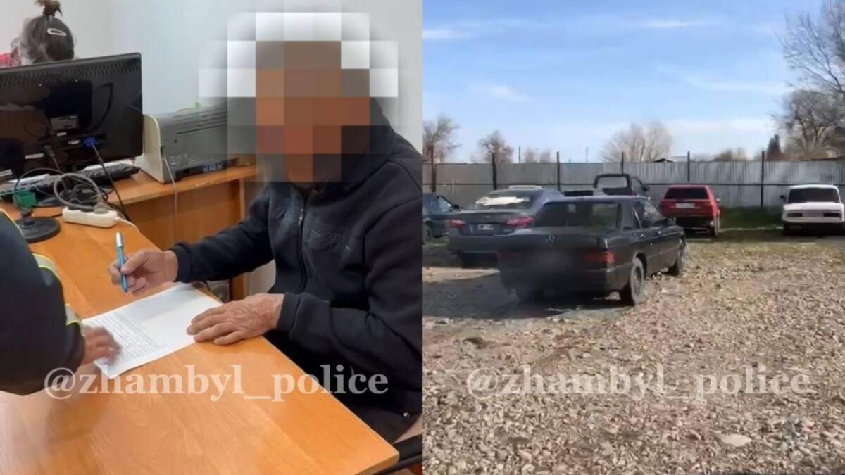 Жамбыл облысында мас күйде көлік айдаған зейнеткер жүргізуші куәлігінен айырылды 