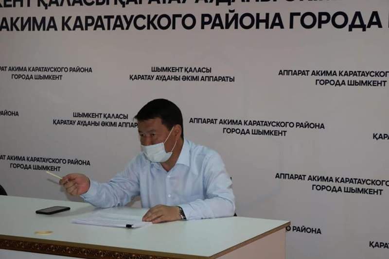 Қаратау ауданының әкімі комиссия жұмысын пысықтады