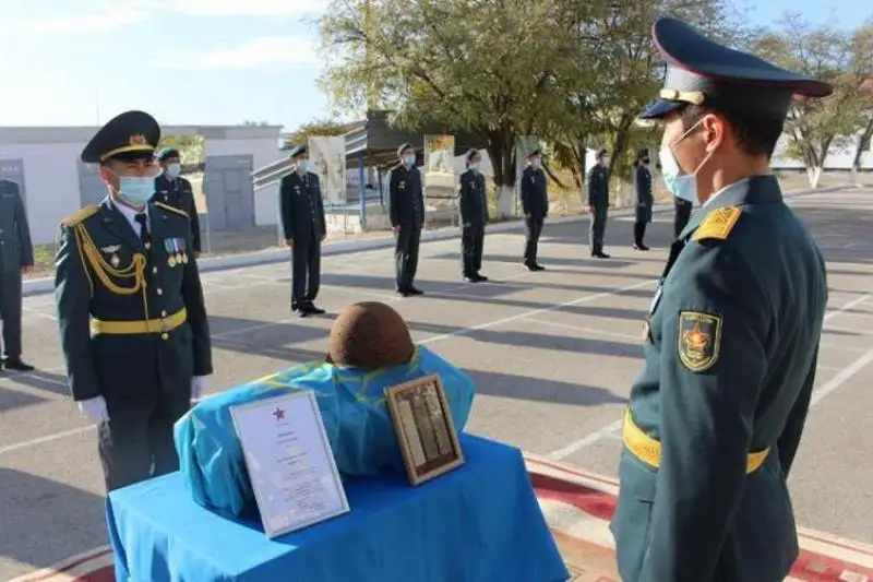 Украинадан табылған маңғыстаулық жауынгердің сүйегі елге жеткізілді