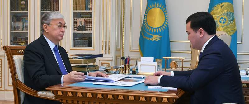 Президент Астана қаласы әкімінің баяндамасын тыңдады 