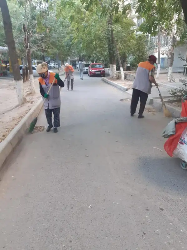 Тазалық жұмыстары кестеге сай жүргізілуде