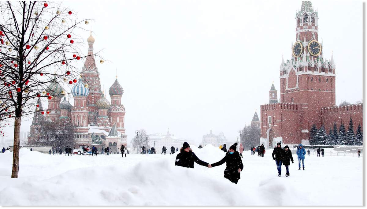 Мәскеуде аяз күшейді 