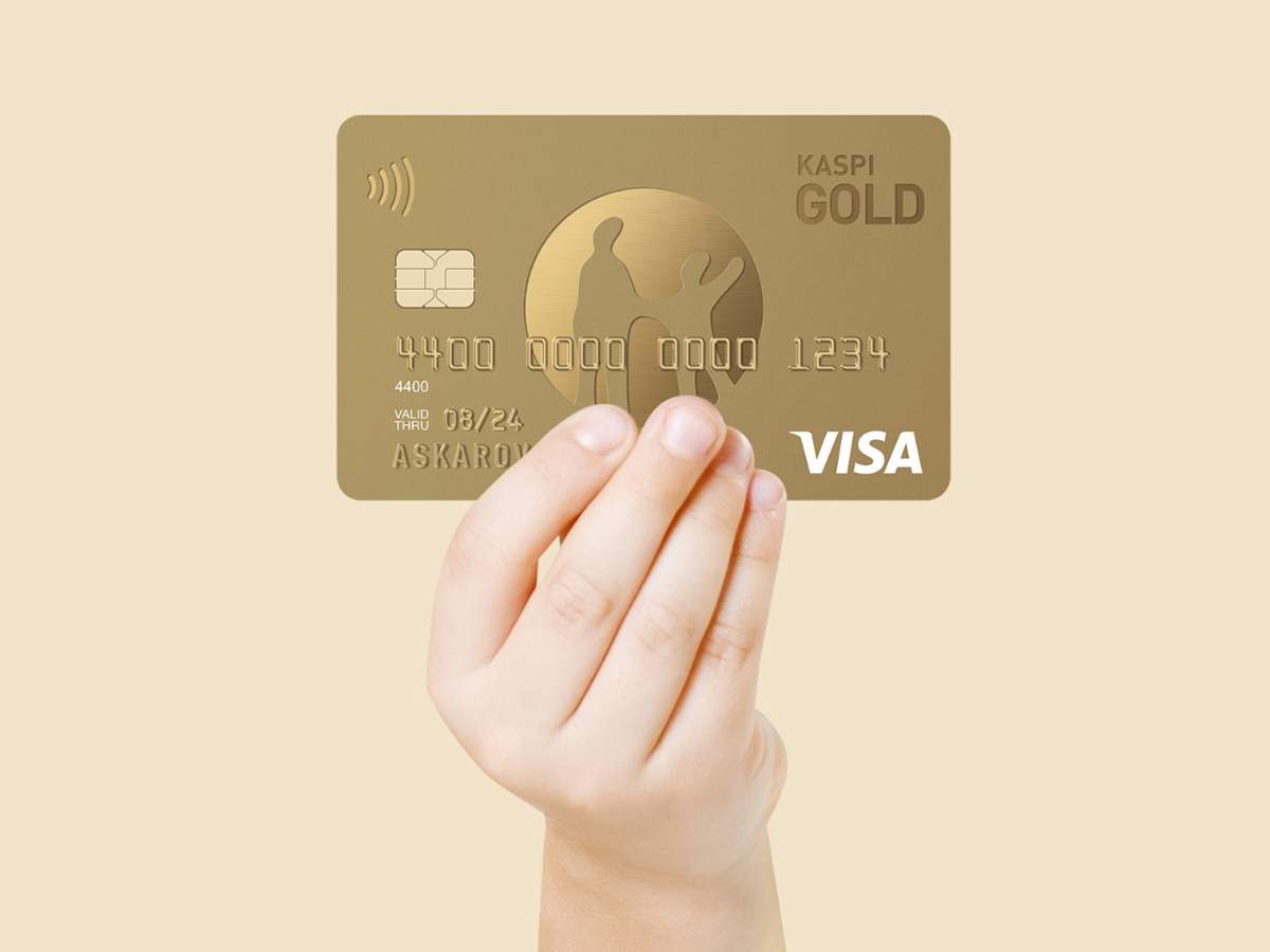 Енді Kaspi Gold картасын балаға 10 жастан алуға болады