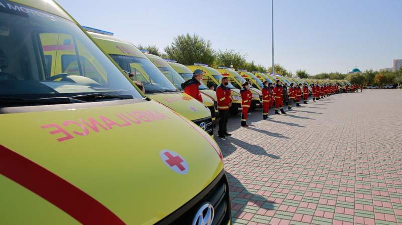 Атырауда қала күніне орай 22 медициналық жедел жәрдем көлігі табысталды