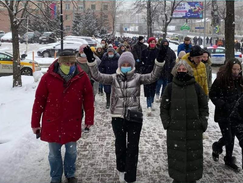 Мәскеуде Алексей Навальныйдың әйелі ұсталды