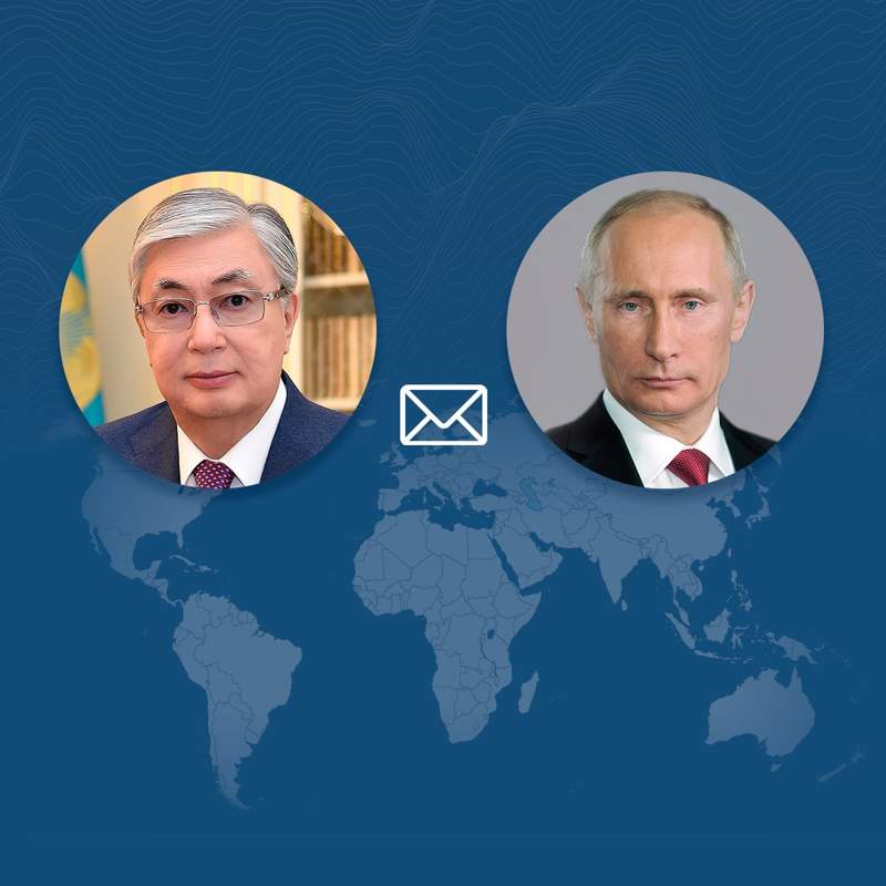 Тоқаев Путинге көңіл айту жеделхатын жолдады