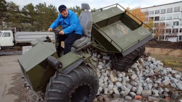 Павлодарлық ғалымдар жол талғамайтын көлік құрастырды