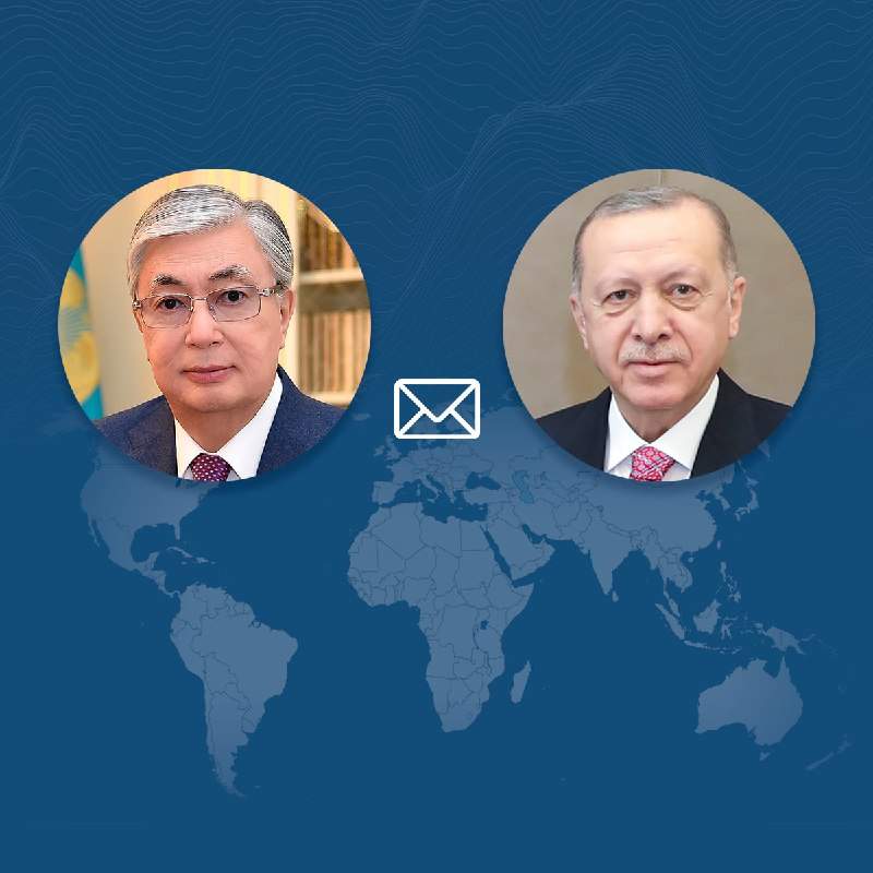 Мемлекет басшысы Режеп Тайип Ердоғанға көңіл айту жеделхатын жолдады
