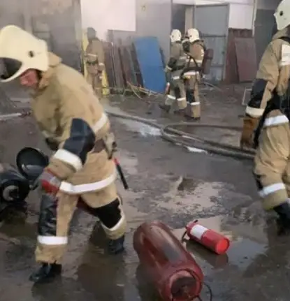 Ақтаудағы техникалық қызмет көрсету станциялардың  бірінде жарылыс болды